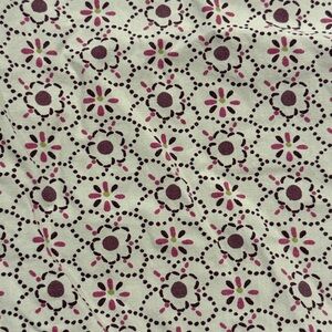 Pottery Barn Kids Brooklyn Fitted Crib Sheet - Purple Floral